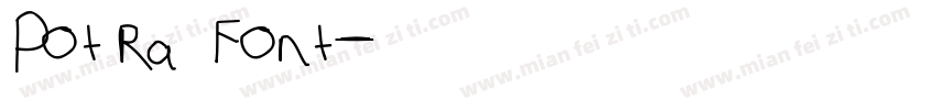Potra Font字体转换